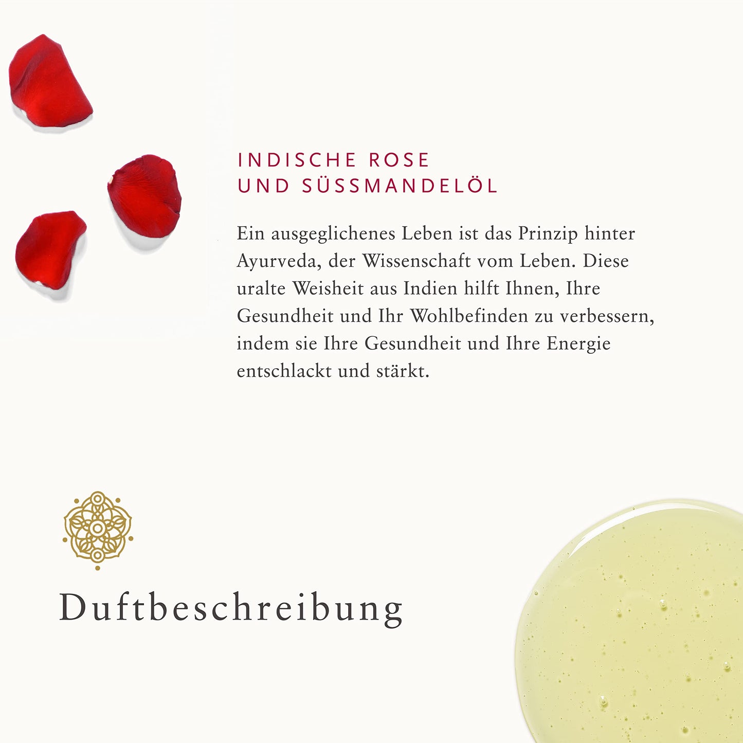 RITUALS gift set for women from The Ritual of Ayurveda, size S - with Indian Rose and Sweet Almond Oil - Calms and Nourishes.