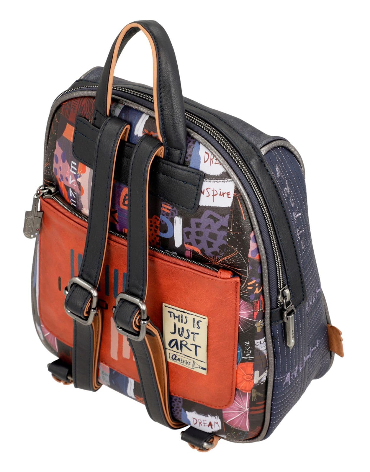 Anekke Contemporary Women's Hiking Backpack, 25 x 29 x 9 cm, Colorful, Modern Japanese Design