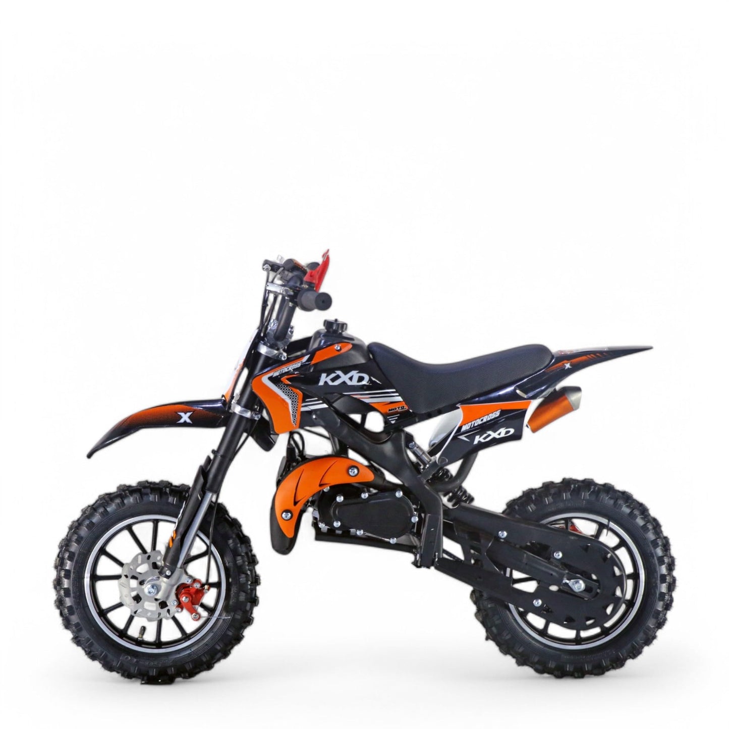 KXD 701 49cc Dirt Bike Dirtbike CrossBike Enduro children DirtBike pocket 49cc Pitbike PocketBike Motocross motorcycle Motorsport Pocket Vollcross Crossbike (orange)