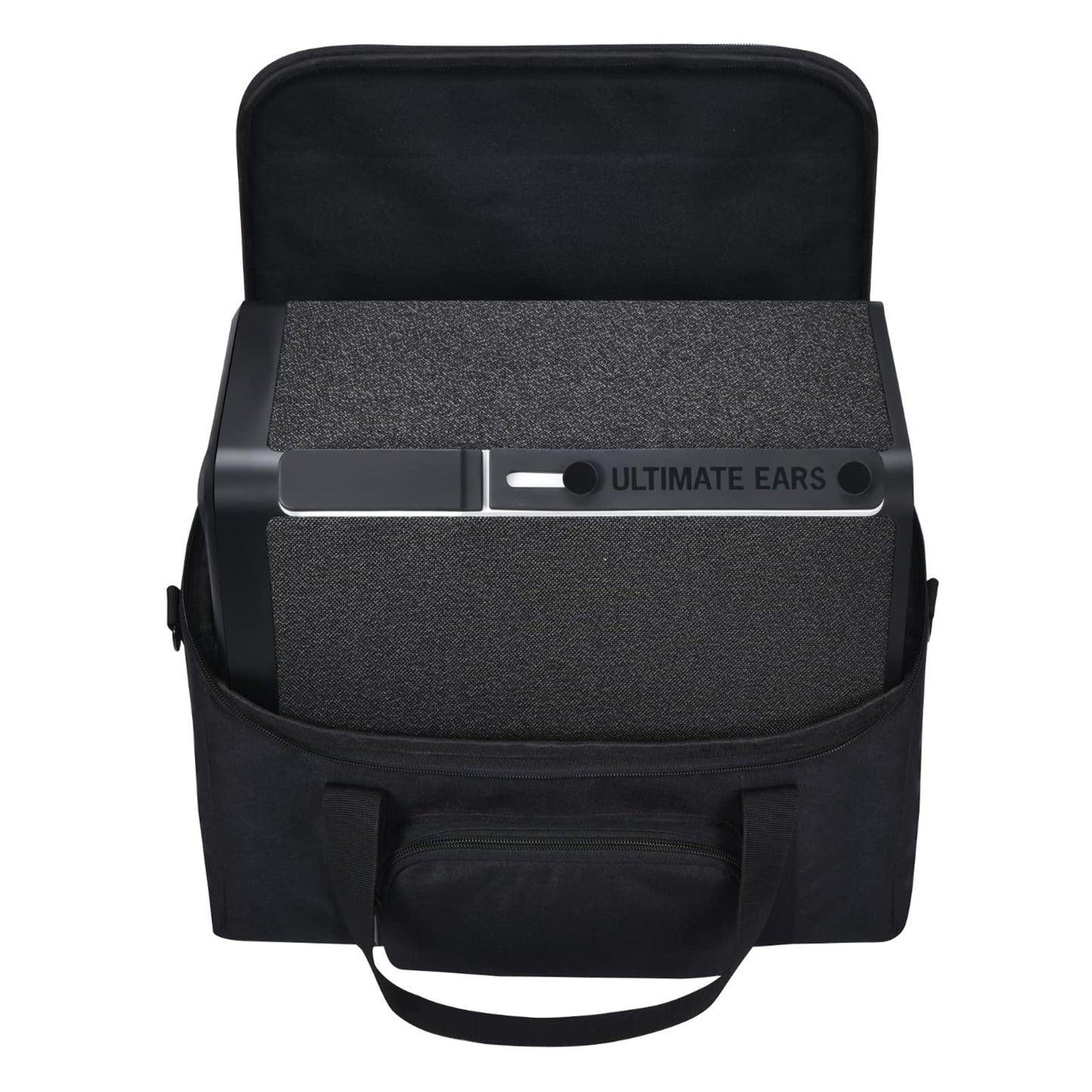 Hzycwgone carrying case for Ultimate Ears HYPERBOOM portable Bluetooth speaker. Includes shoulder strap, additional storage pockets for charger, cables, phone accessories (Black).