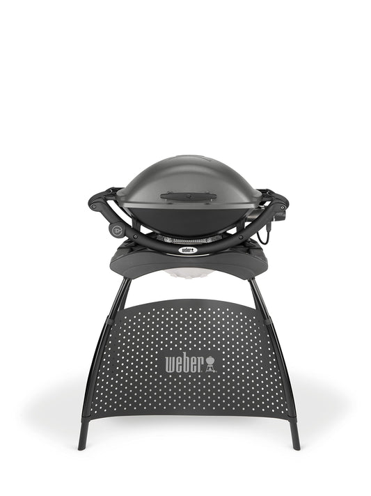 Weber Q 2400 Grill, 2200 W, Gray, rectangular, aluminum, stainless steel, 68 cm l x 130 cm w x 130 cm h