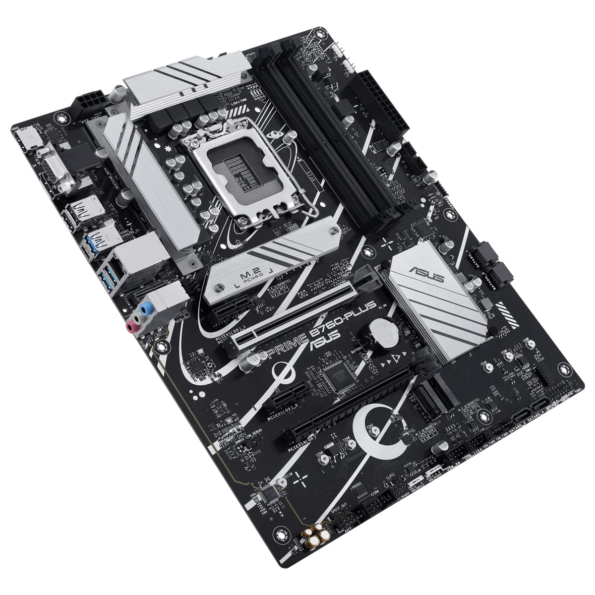 ASUS PRIME B760-PLUS Gaming Motherboard Socket Intel LGA 1700 (Intel B760, ATX, DDR5 memory, PCIe 5.0, 3x PCIe 4.0 M.2, Thunderbolt 4, Aura Sync)