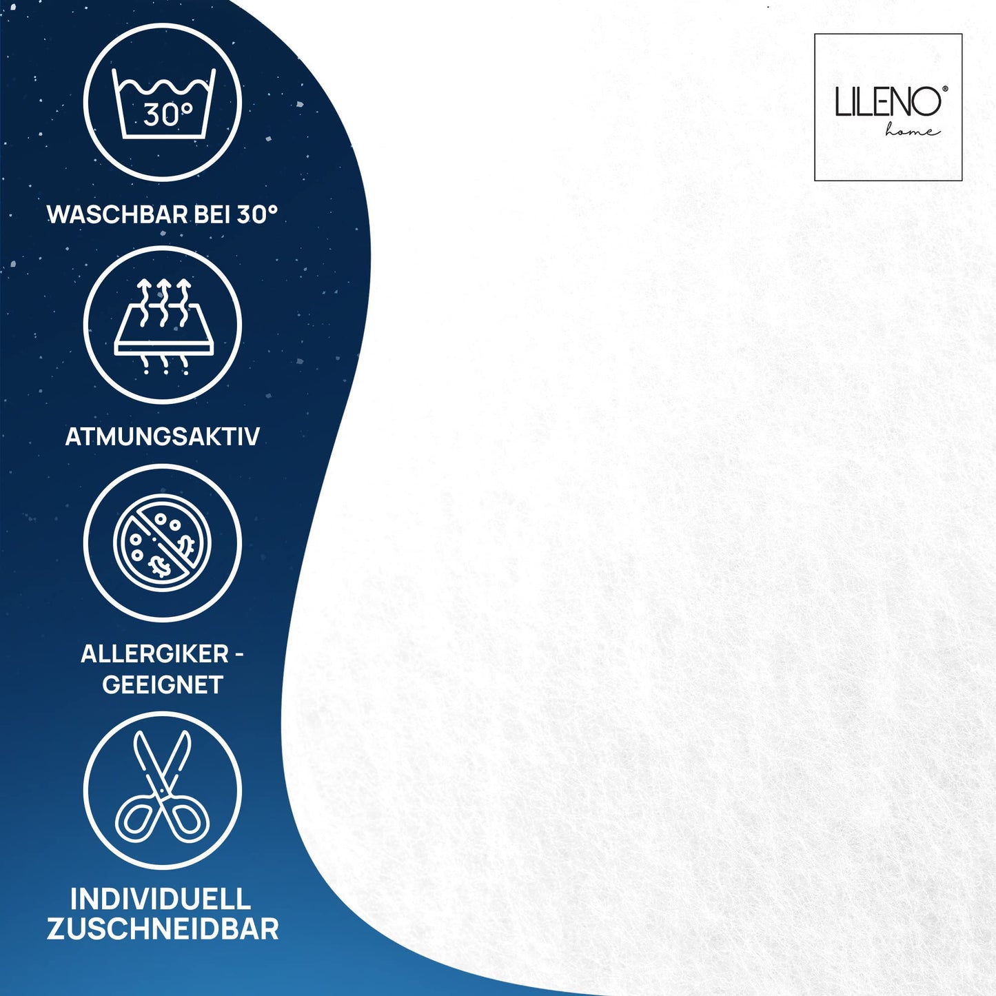 LILENO HOME Non-Slip Mat for Box Spring Bed (160 x 200 cm) | Non-Slip Mat for Mattresses | Non-Slip Mat for Box Spring Bed | Also suitable as a carpet stopper