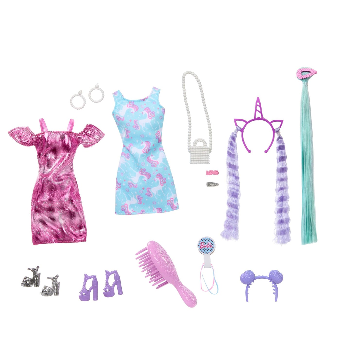 Barbie Mattel HKT95 doll Totally Hair 2, extra long hair, 21 cm, with accessories, Various models