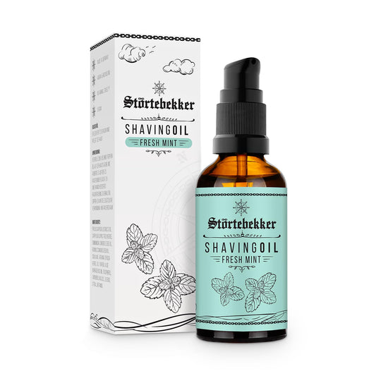 Störtebekker® Premium Contour Set - High-quality shaving set for a perfect shave - including razor and shaving oil - Premium shaving and beard care set for men - ideal gift idea for men