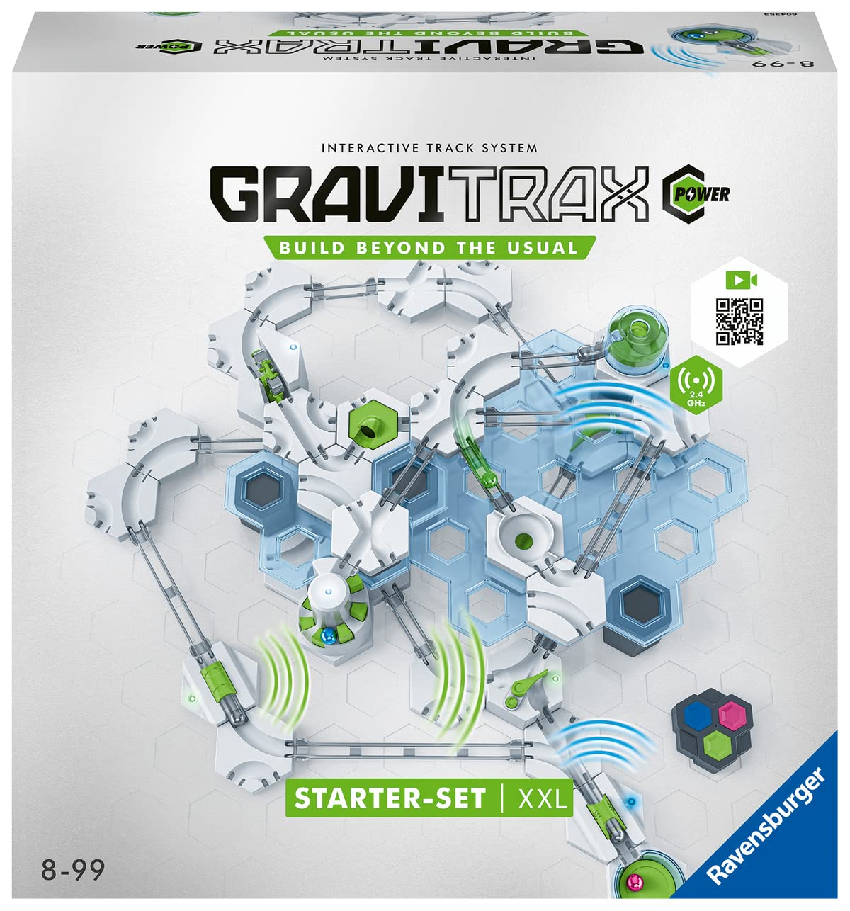 Ravensburger GraviTrax POWER Starter Set XXL for kids aged 8+ & Ravensburger GraviTrax POWER Expansion Interaction. Electronic accessories for spectacular marble runs, for kids aged 8+.