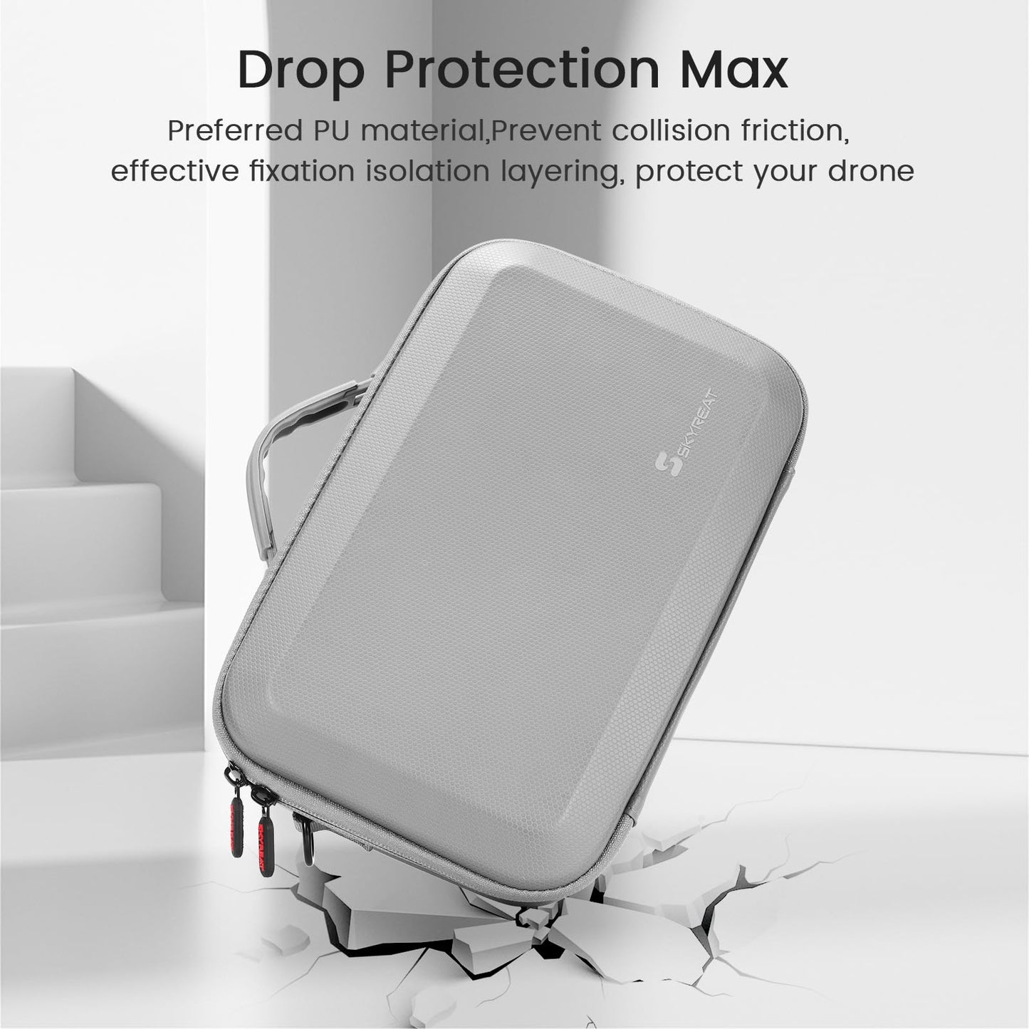 SKYREAT Neo Bag, Portable Storage Bag, Portable PU Travel Bag for DJI Neo Fly More Combo Drone and RC-N3 Remote Control Accessories