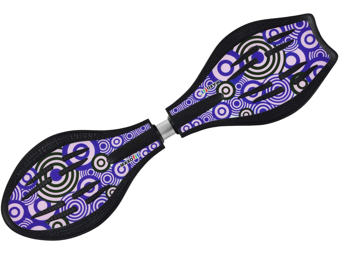 MAXOfit Waveboard Pro Close XL | Up to 100 kg | With LED light-up wheels, bag, and accessories for children