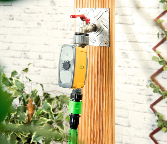 Royal Gardineer accessory for WLAN valve: Irrigation valve with water meter for irrigation computer BWC-500 (irrigation valves, WLAN irrigation valve, irrigation computer)