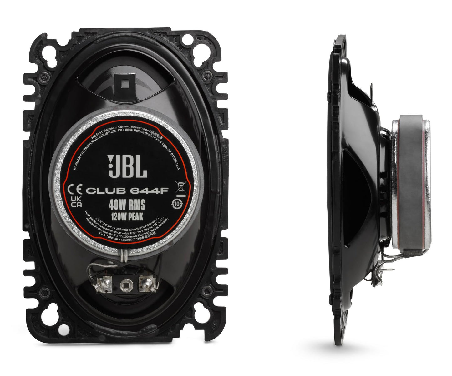 JBL Club Gen3 644F 4x6'' (10x15cm) Speaker Set Coaxial, Black