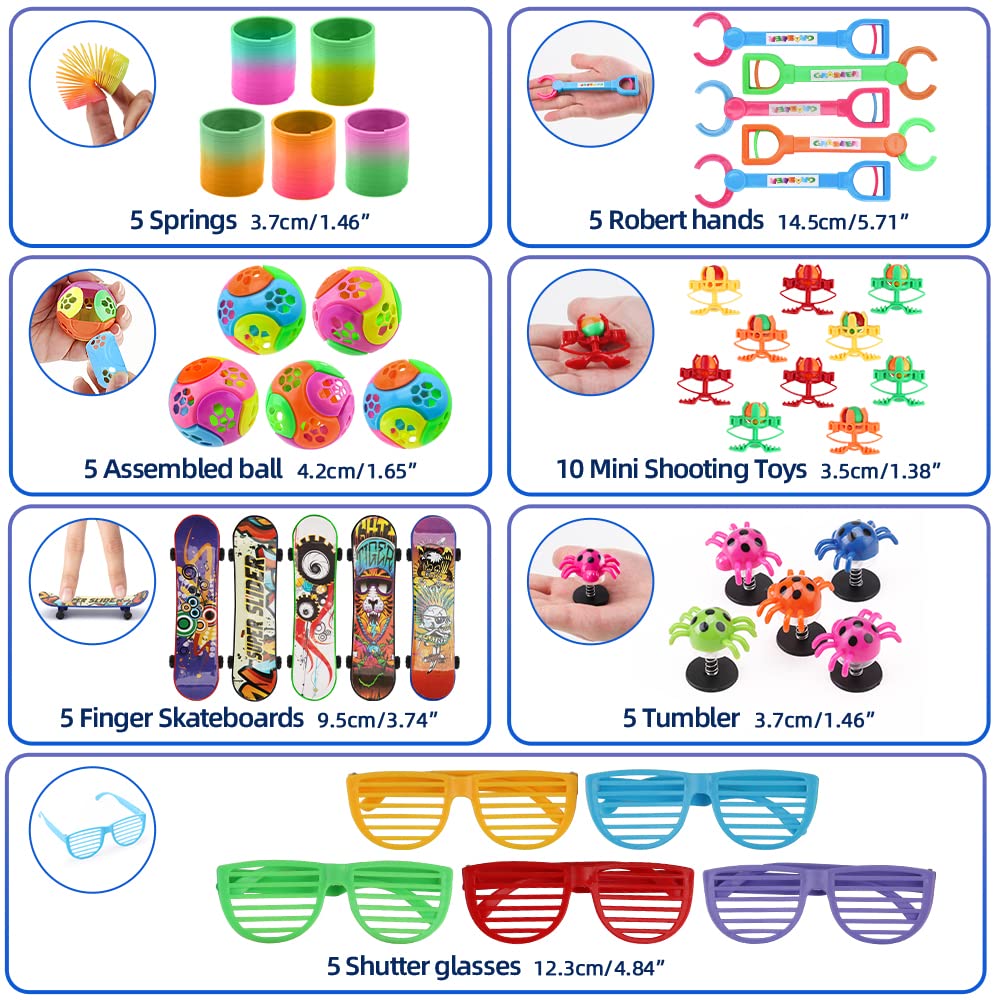 AmyBenton Kids Birthday Party Favor Set, 300pcs Pinata Fillers, Giveaways Kids Birthday, Goodie Bag Kids Birthday, Guest Gift Kids Birthday Girl Boy