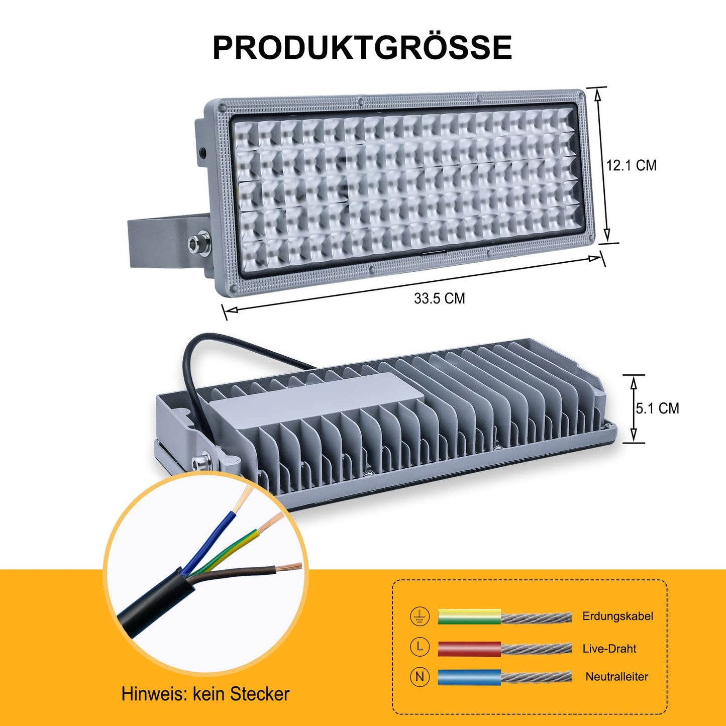 POWERFUL 100W LED Floodlight Floodlights LED Floodlight Outdoor 10000lm Super Bright Floodlight 6500K IP67 Waterproof Outdoor Spotlight for lawns Backyard...