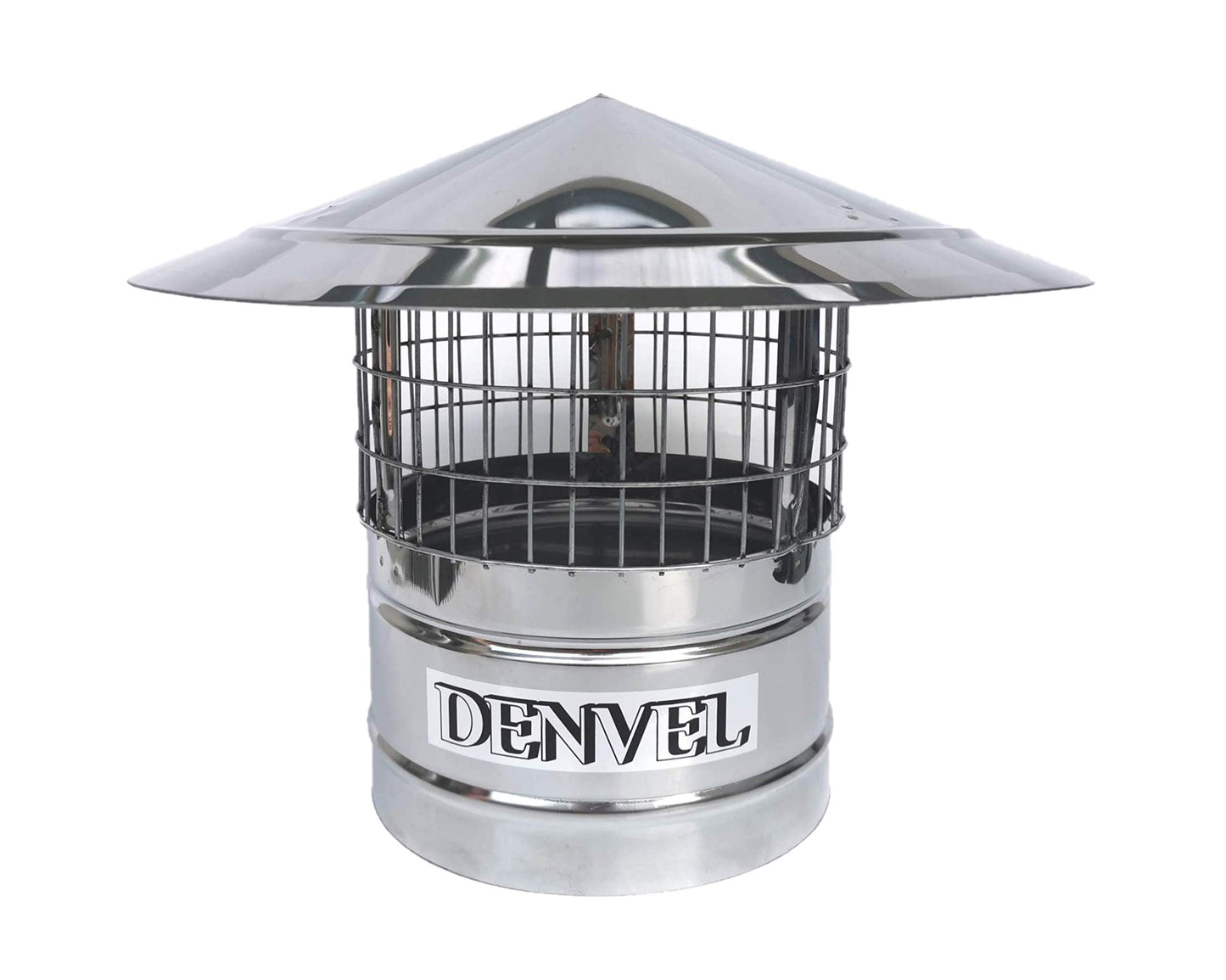 80mm chimney cowl with bird protection stainless steel bird guard for chimneys, chimney cover, chimney cap, fireplace cap, fireplace hood, fireplace cap, chimney cap