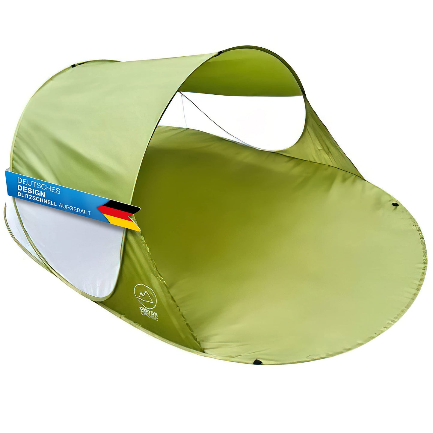 CANYON CRUISE Beach Tent Pop Up Beach Shelter Windbreak on the Beach Instant Self-Assembling Sunshade Outdoor Tent Automatic Shell with UV Protection (Green)