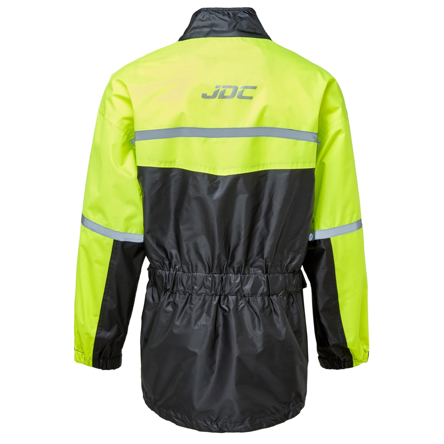 JDC waterproof motorcycle rain jacket High Visibility - Shield - Yellow/Black - XXL