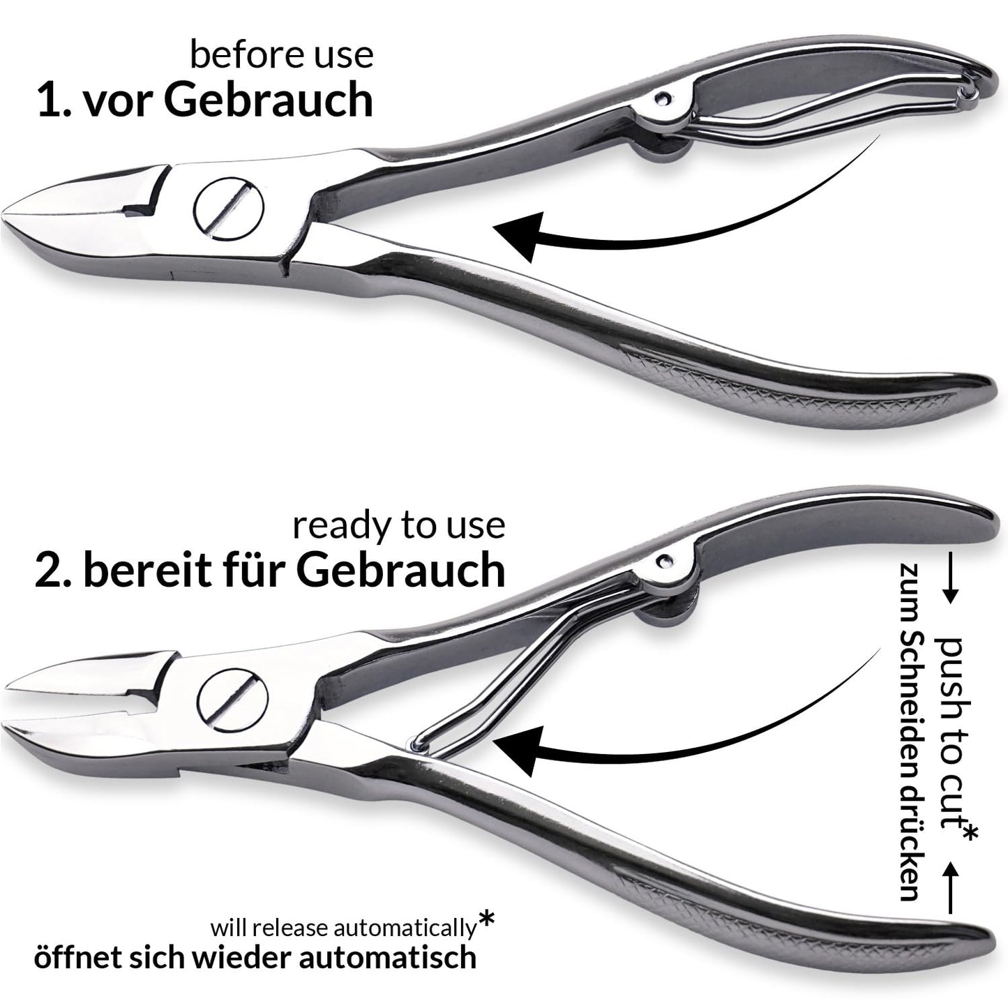 marQus Solingen Manicure Set for Men and Women 7 Pieces with Nail Clippers - Made in Germany for Hand and Foot Care - Genuine Leather Case Handy and Soft.