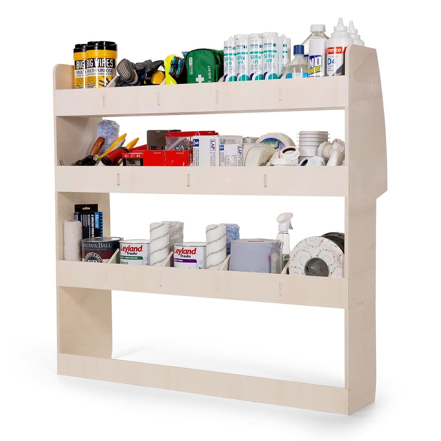 VANIFY - Compatible with Citroen BERLINGO L1 and L2 2008-18 vehicle interior shelving, driver side shelf.