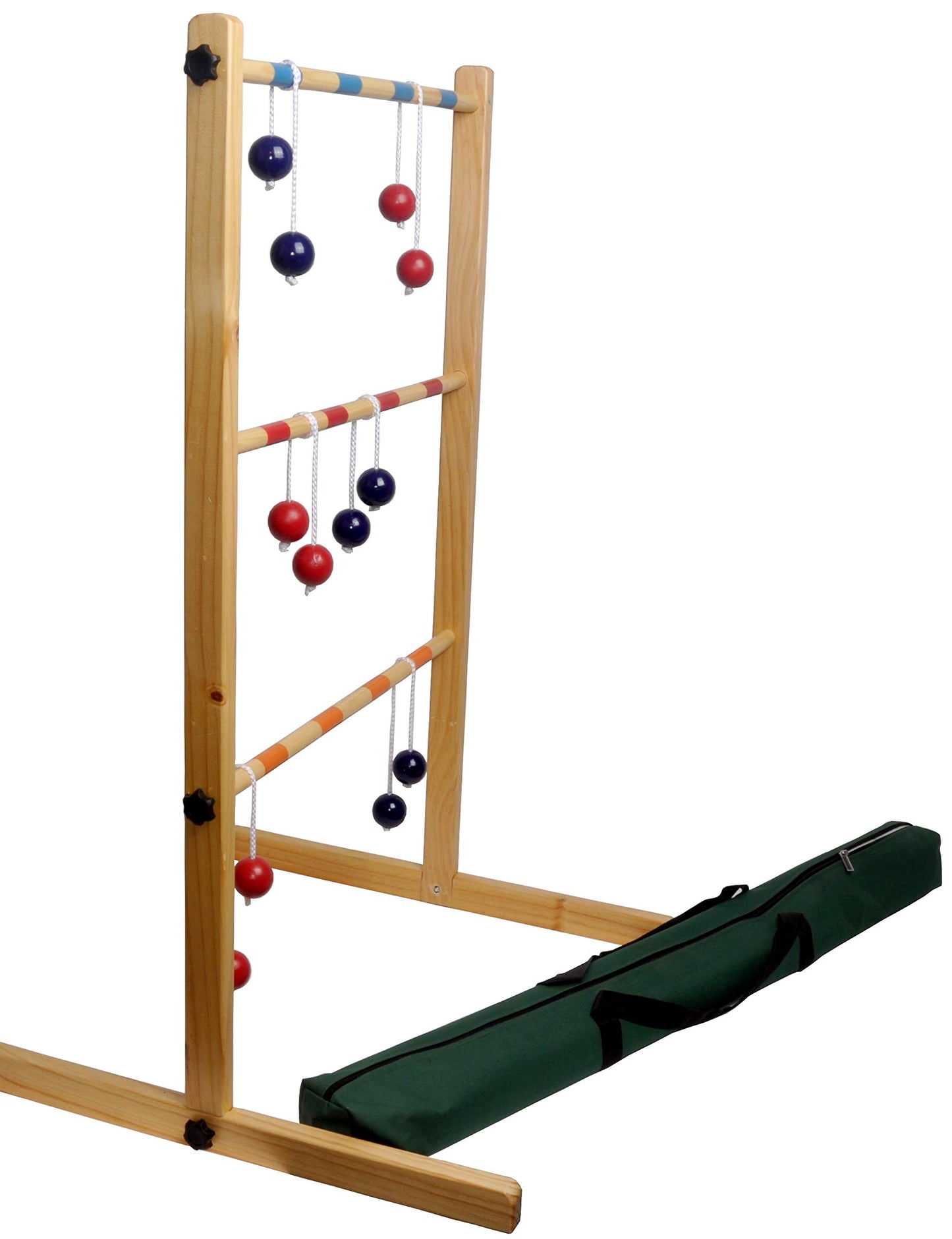 Izzy Ladder Golf Outdoor Wooden Ladder Game - Toss Game for Family Kids Outdoor Celebration Fun Sport for Young and Old from 3 Years Up (100H x 62L x 60W cm)