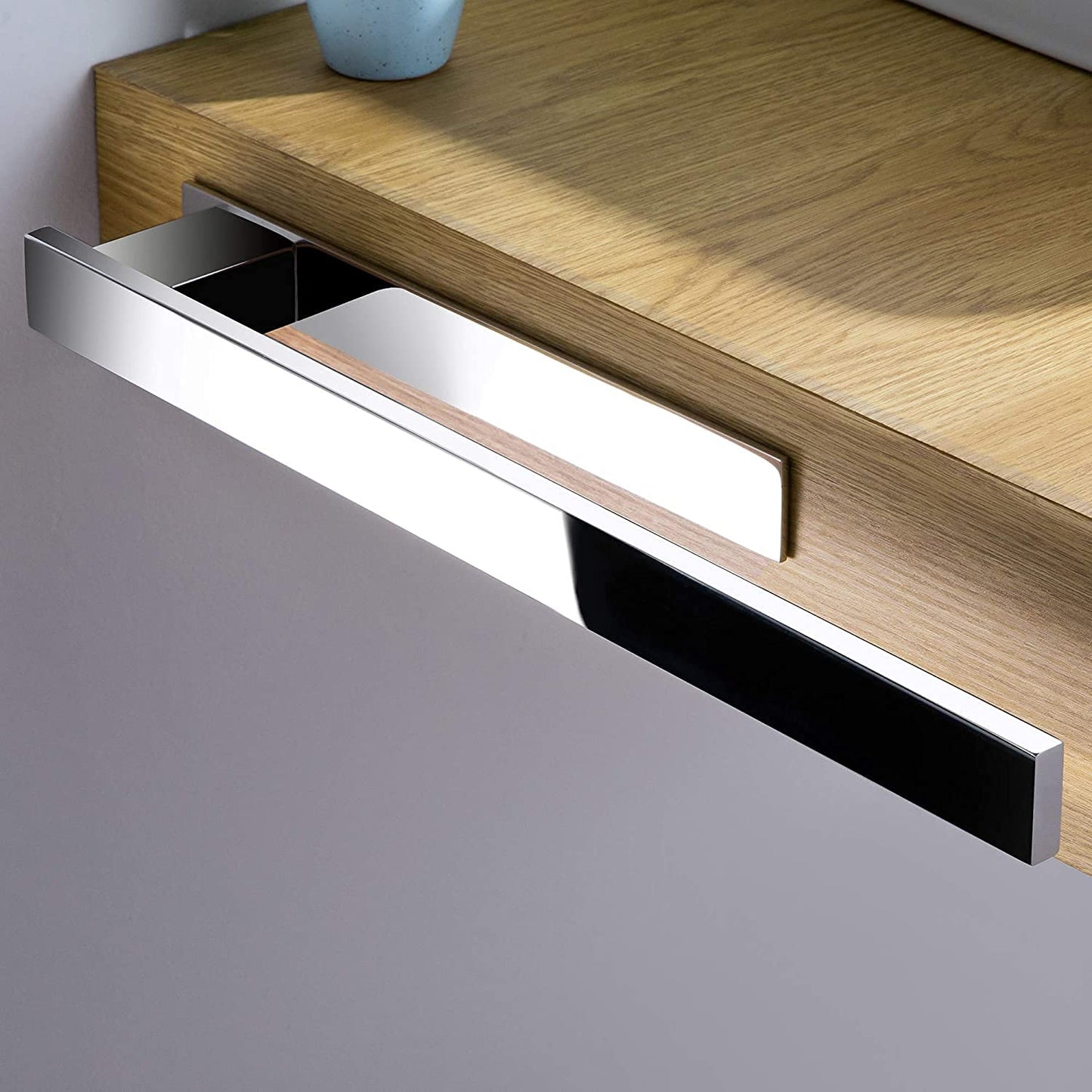 ZUNTO Towel Holder for Bathroom, Drill-Free Towel Bar, Self-Adhesive Towel Ring, Stainless Steel 39cm, Mirror Polished