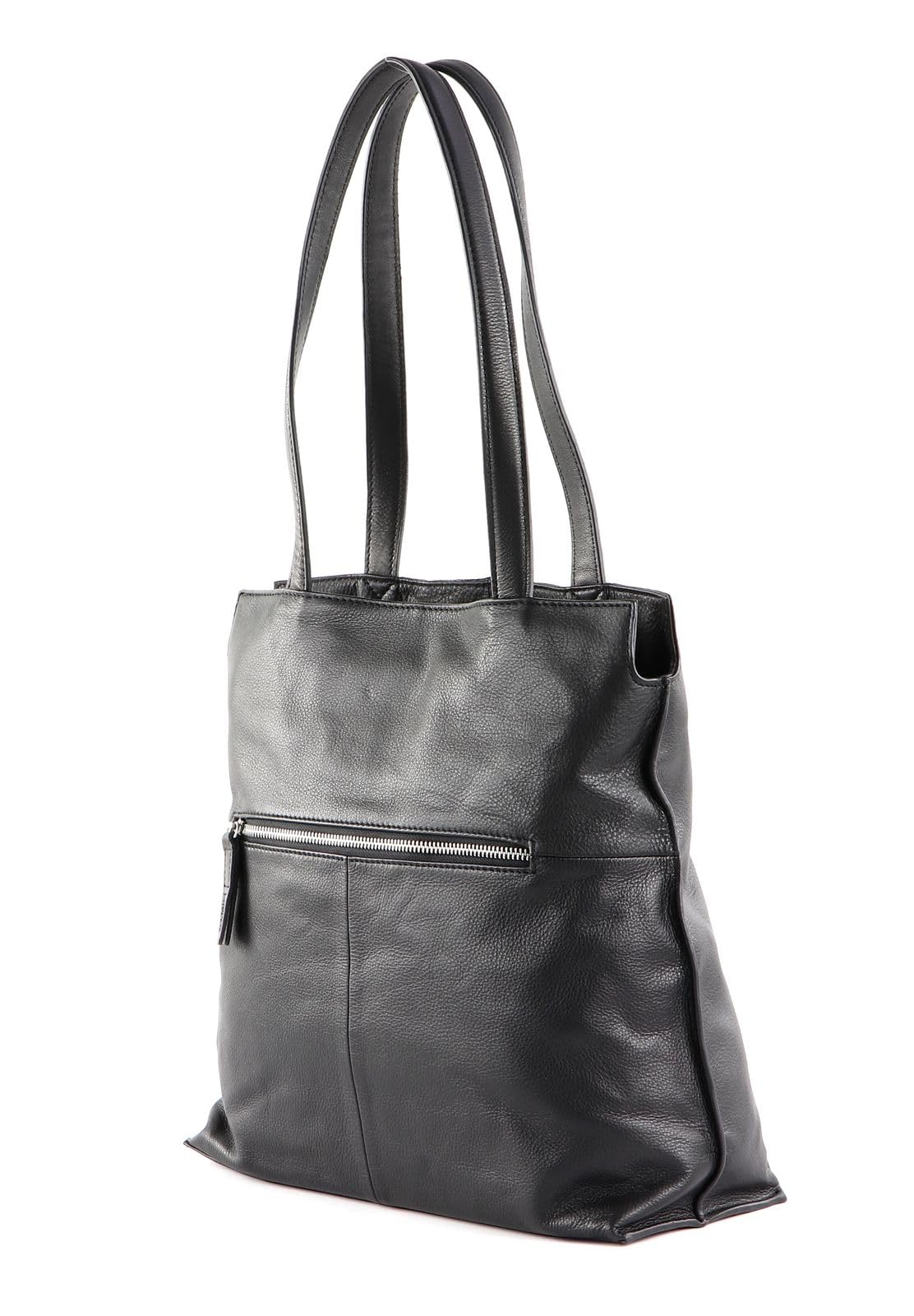 FREDsBRUDER shoulder bag for women with label appliqués.