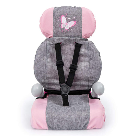 Bayer Design 67533AA Deluxe Doll Car Seat, Doll Seat, Doll Accessories, with Harness, 46cm