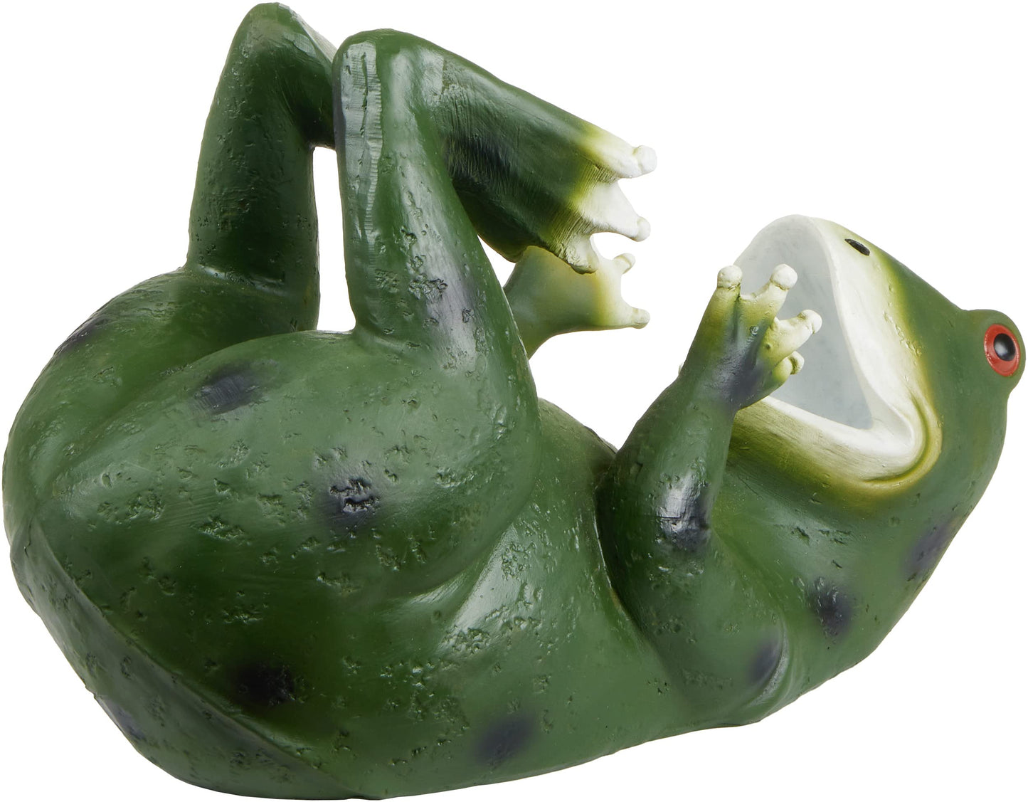 BRUBAKER wine bottle holder Thirsty Frog - Drinking Animals Bottle Holder - Funny Bottle Stand - Hand-painted Decor Figure Bar Wine Accessory for Wine Bar - Witty Decoration - Wine Gift