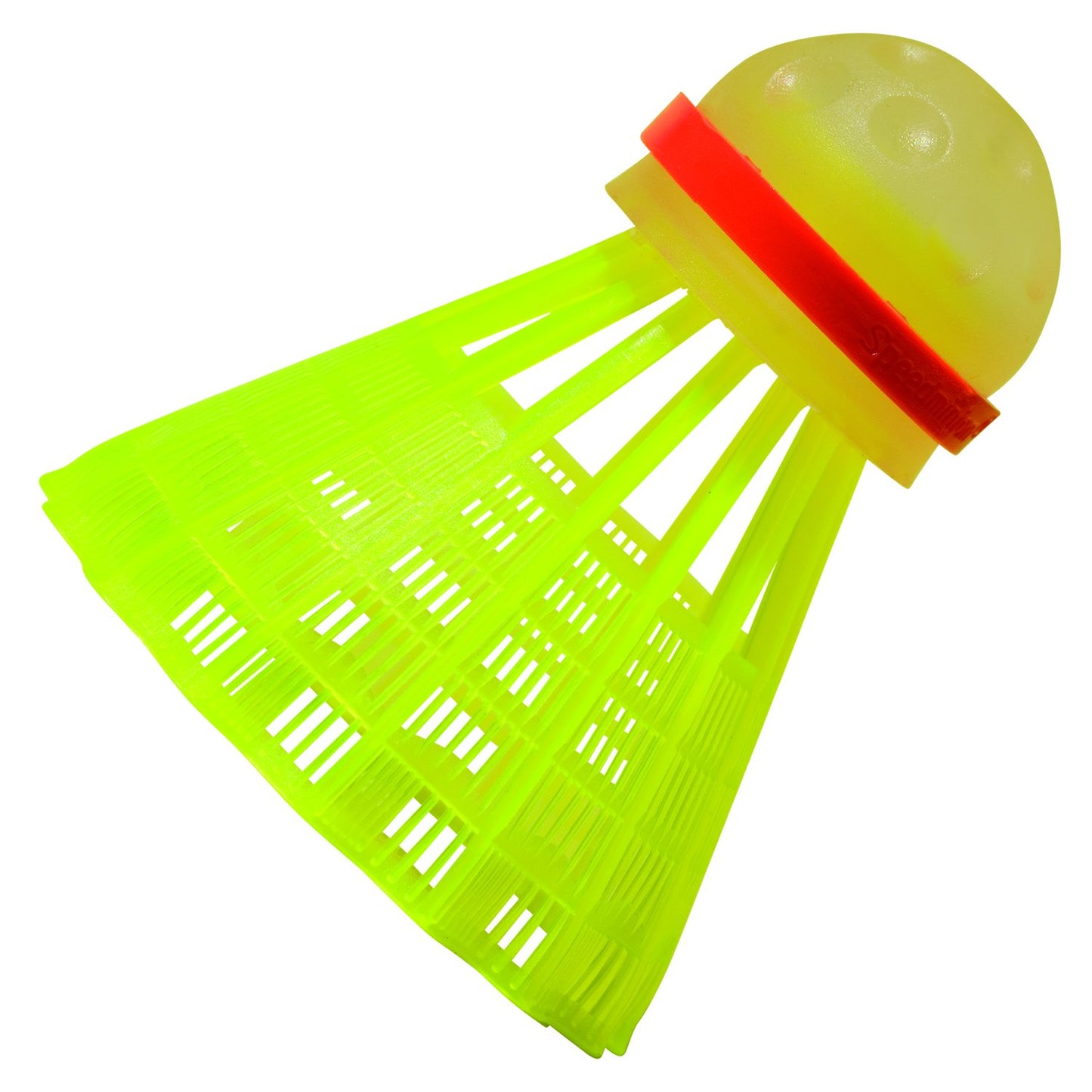 Speedminton Mix Speeder - 5 pack of mixed Speed Badminton/Crossminton balls including Windring & Night Speeder - 3 pack of glowing Speed Badminton/Crossminton balls including Windring.