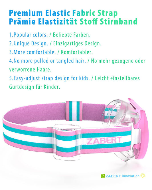 ZABERT M9 kids diving mask, girls swimming goggles for 2 3 4 5 6 years, child snorkel mask dive mask kid diving mask swimming mask V2 pink white