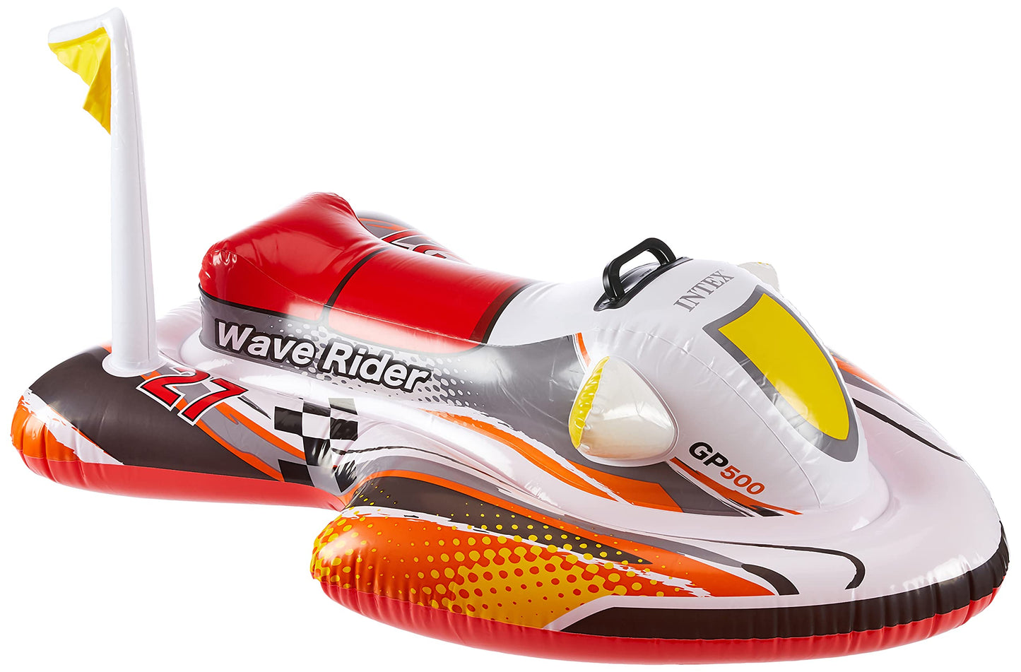 Intex 57520NP - Wave Rider Ride-On, 117 x 77 cm & Great White Shark - Inflatable Ride-On, 173 x 107 cm