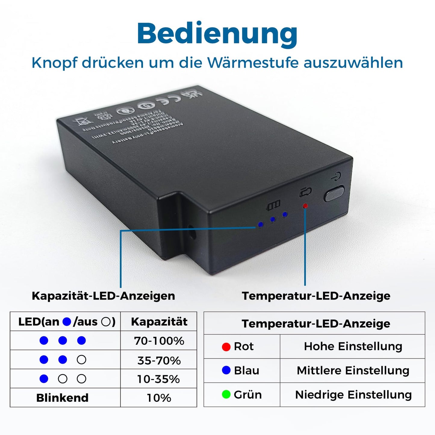 AROMA SEASON Heated insoles with sheep wool battery | Warm heated feet for skiing, snowboarding, hiking, fishing | High heating and battery performance | Shoe sole (Beige, Black, 39 EU)