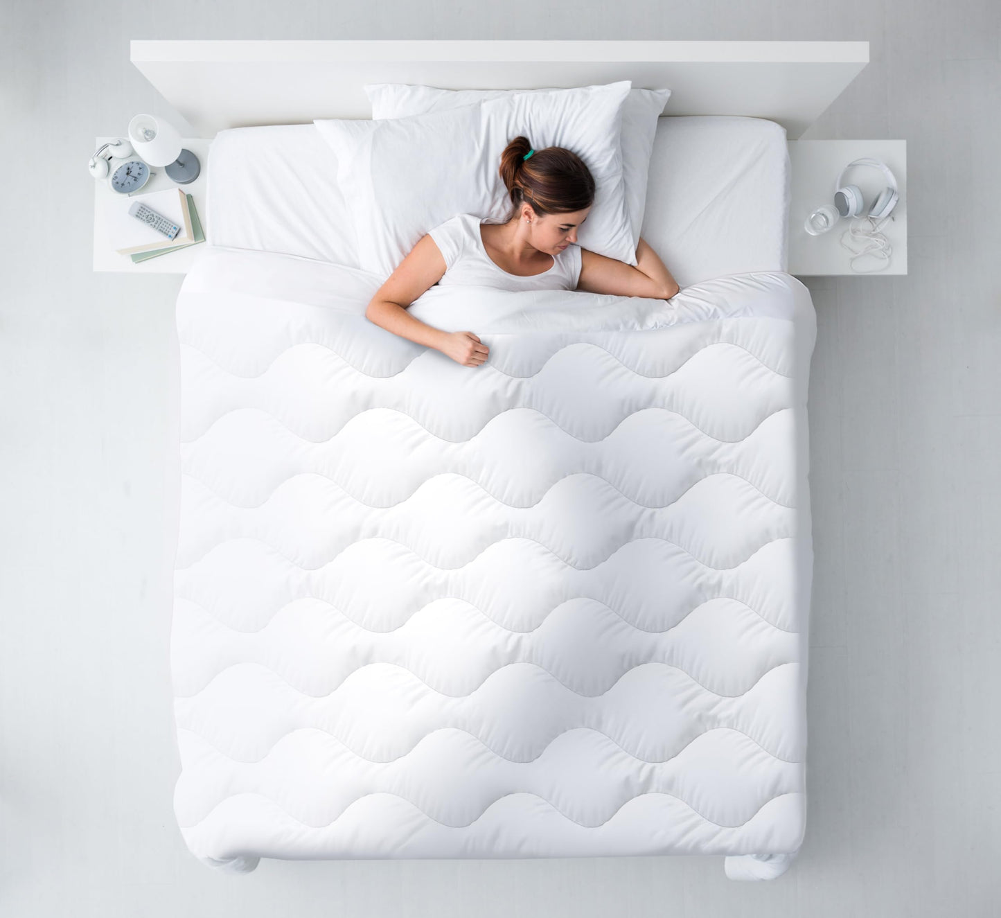 Dormouse 4-season duvet 135x200 cm - made of 2 buttoned-together quilts - adjustable duvet for summer and winter