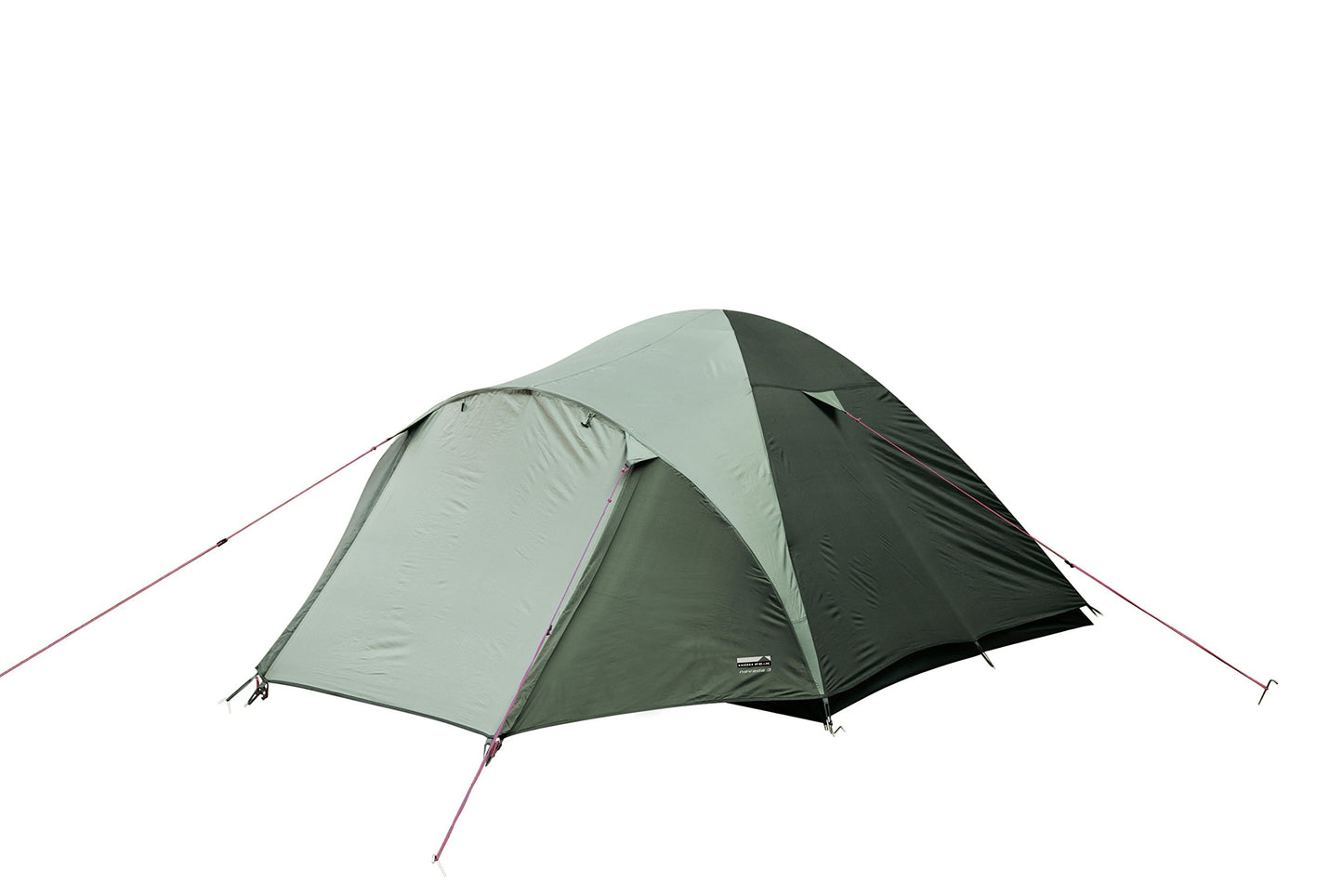 High Peak Dome Tent Nevada 3, camping tent with vestibule, igloo tent for 3 people & Bestway Air Mattress Blue Horizon Single XL/Lo 185 x 76 x 22 cm