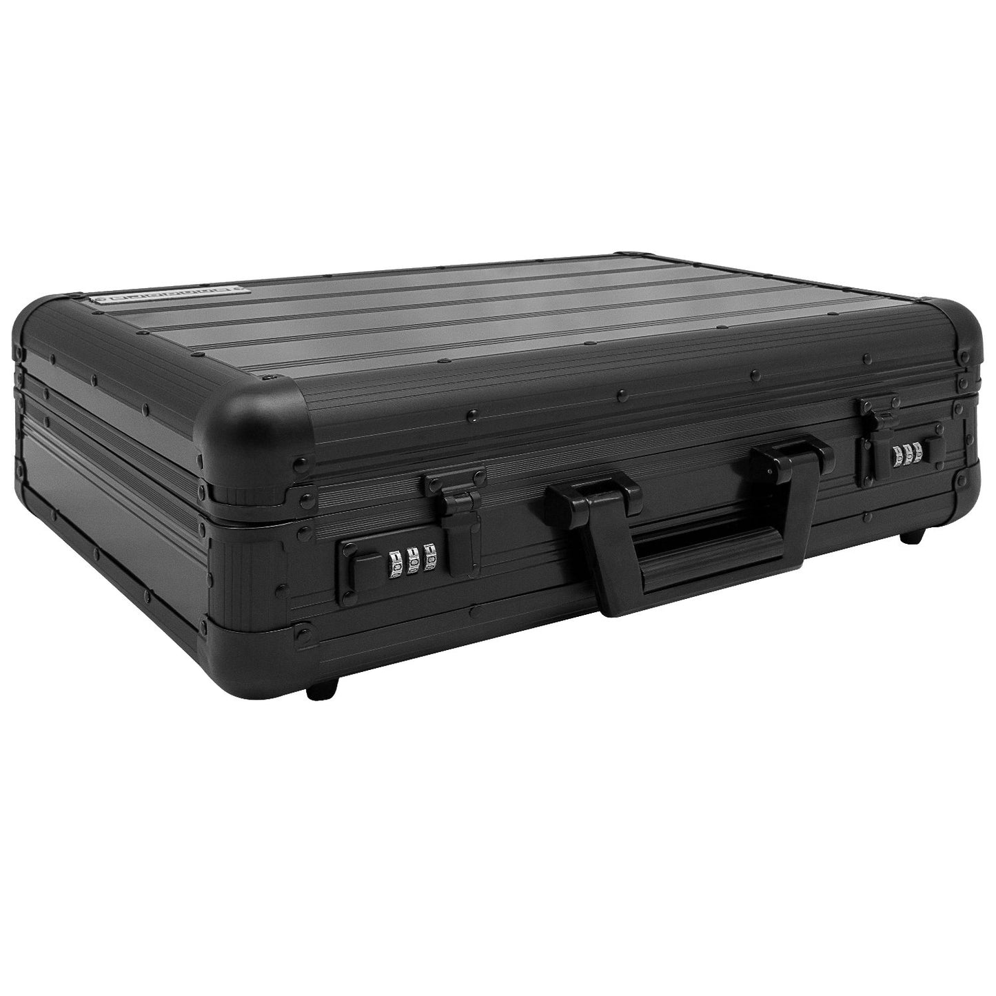 anndora aluminum briefcase black attaché case with combination lock