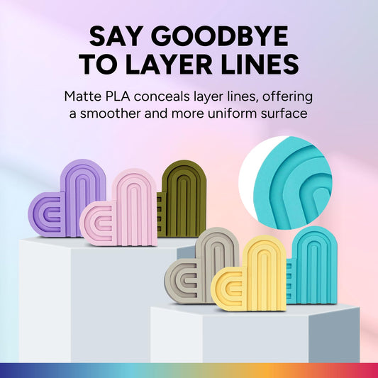 OVERTURE Matte PLA 1.75mm filament, Matte PLA 1kg spool (2.2lbs), accuracy +/- 0.02mm, for 3D printers (Bamboo Green)