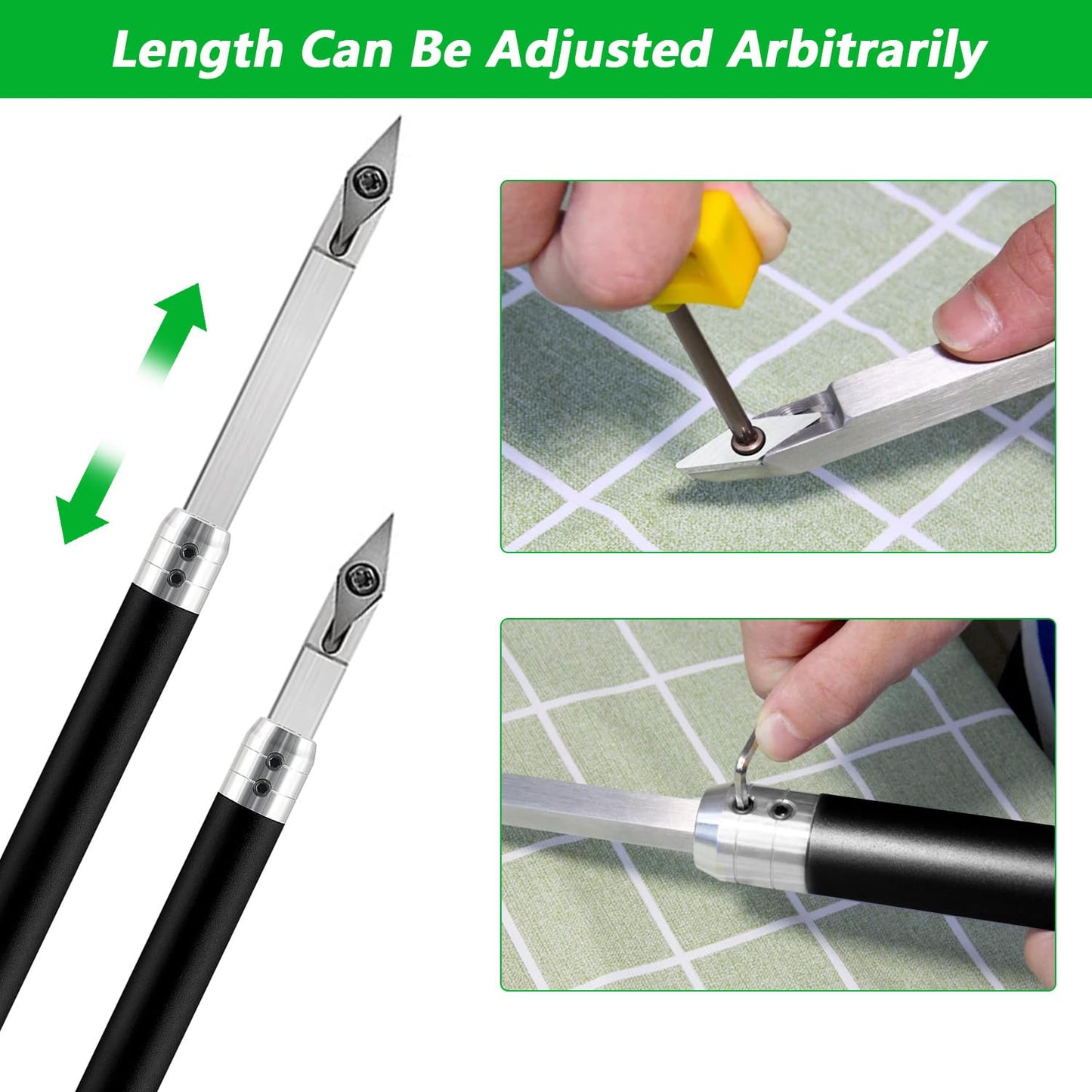 25 pieces woodturning tools accessory set, woodturning tool carbide, woodturning knife set consisting of swan neck knife/square knife/diamond knife/round turning tool, turning chisel