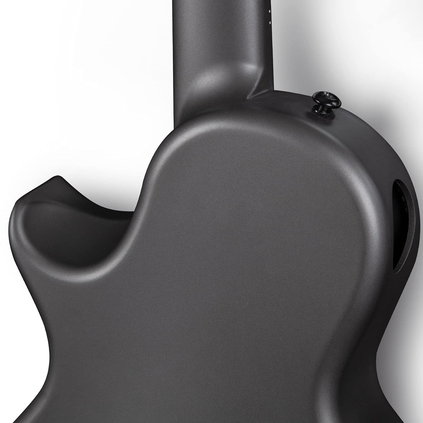 Enya Nova Go carbon fiber acoustic guitar, 1/2 size, beginner guitar for adults, travel, acoustic, with gift box, EVA gig bag, guitar strap, cleaning cloth (Black)