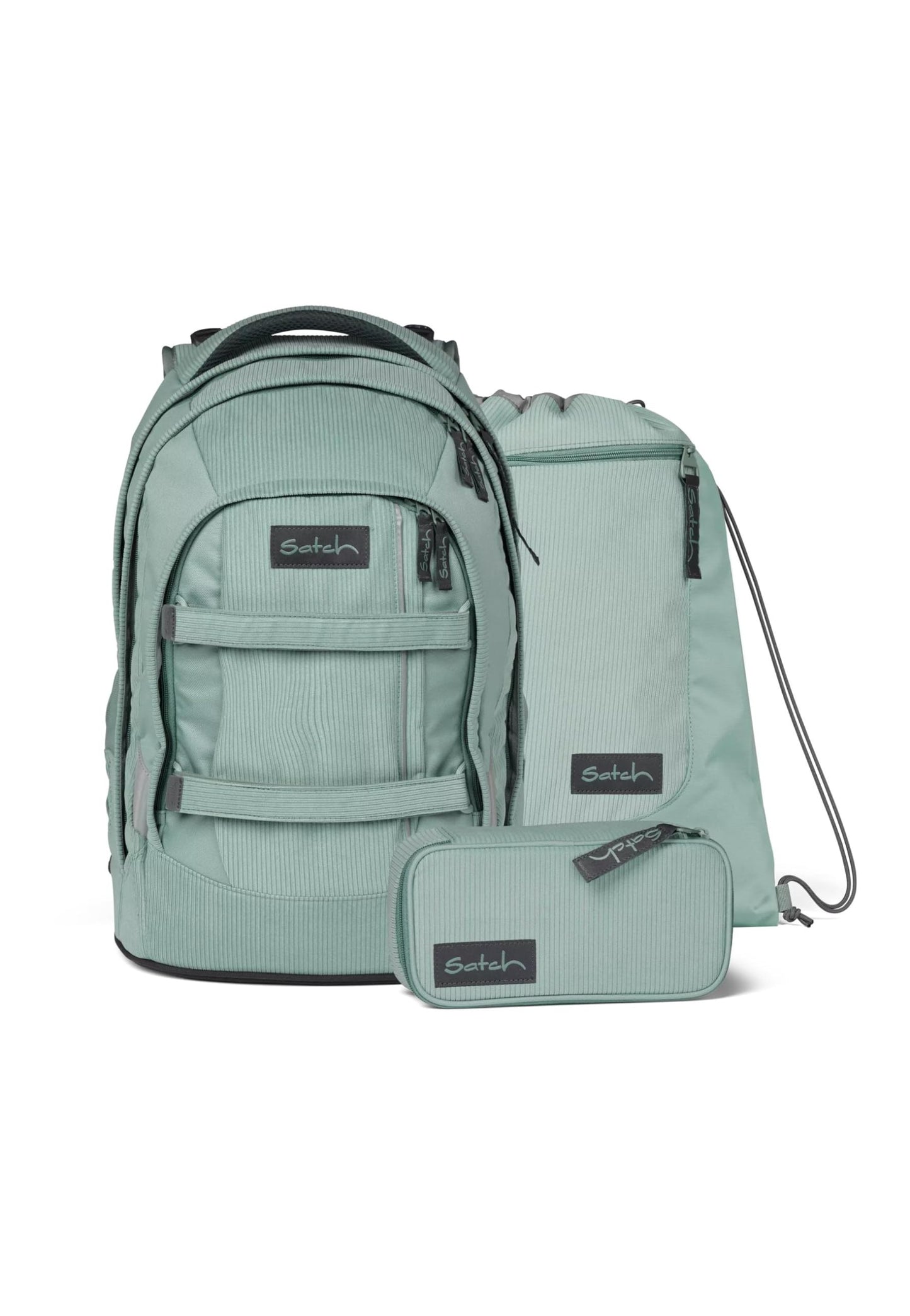 Satch Pack school backpack from 5th grade ergonomic 30L space stable organizational talent Retro Mint Set - Mint