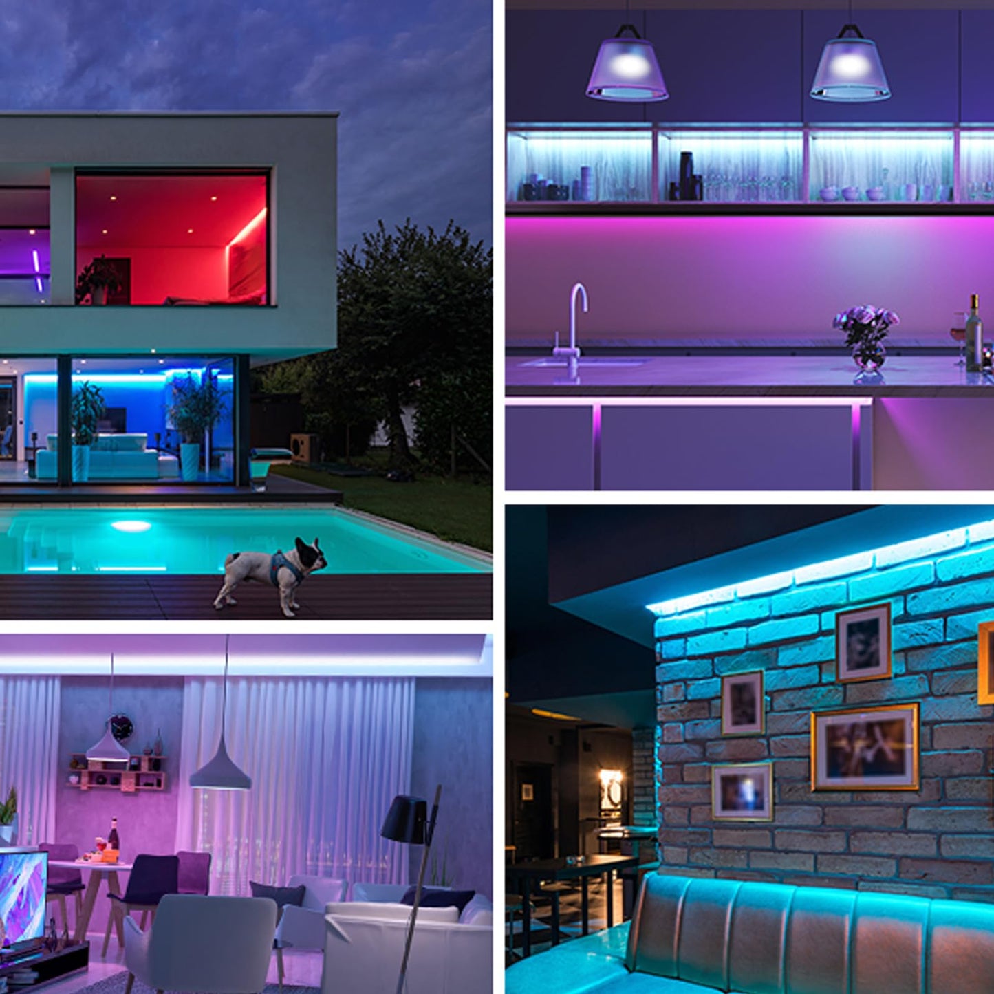 12 Pack LED Channel Black for 12mm LED Strips, V Shape Aluminum Profile Rail, Aluminum Profile, Stripes Aluminum Profile with Milky White Cover, Strip Diffuser with 45 Degree Corner Connectors.