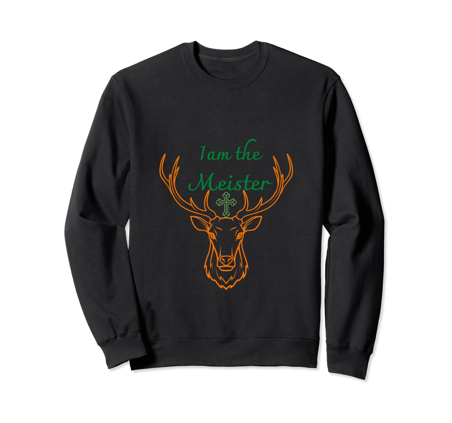 Jaegermeister Master Deer Family Dad Mom cheeky funny Sweatshirt