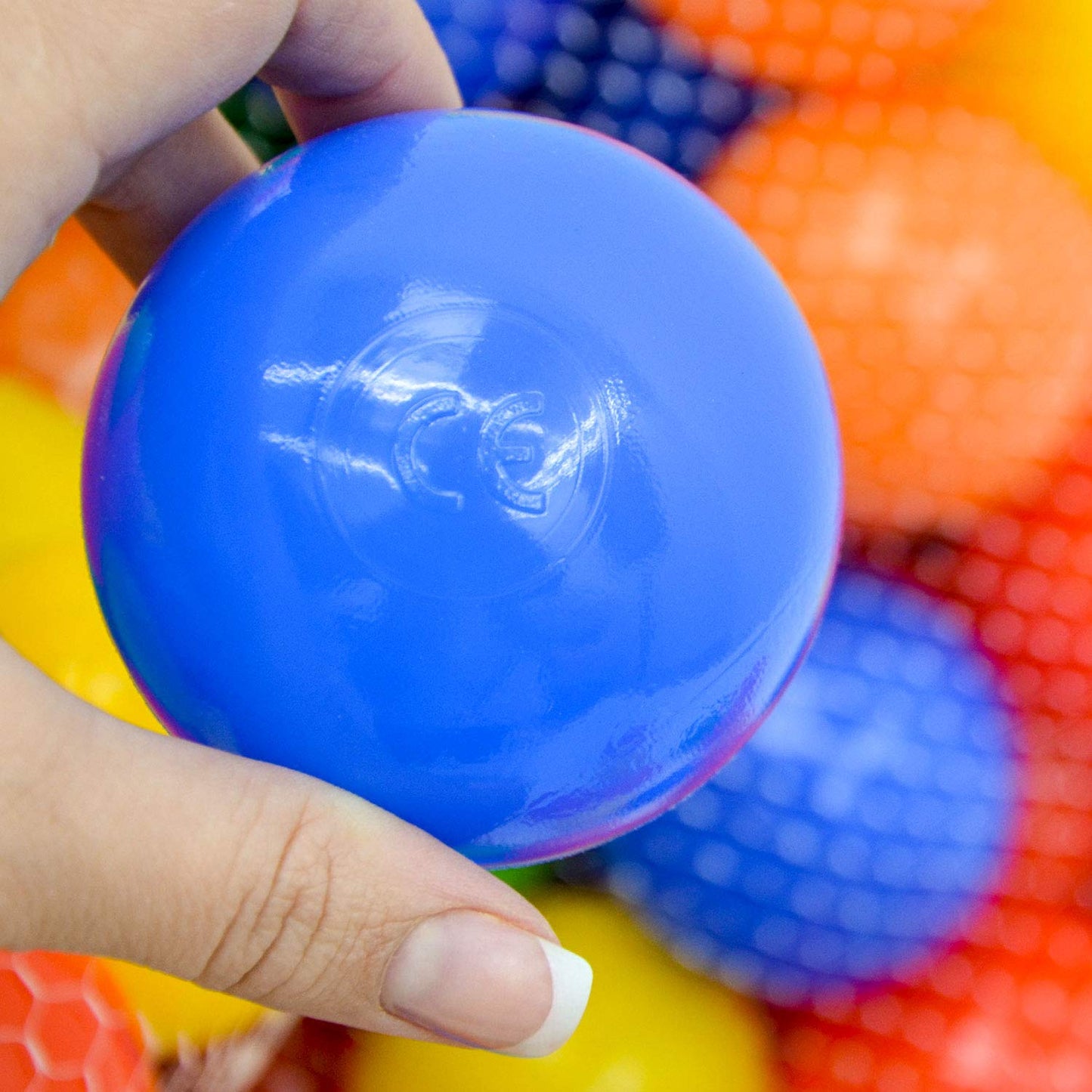 LittleTom 3000 balls for ball pit - 7cm plastic balls children play balls - baby ball for grasping - plastic balls for ball pit bounce house ball pool - baby toy set for trampoline play tent playpen