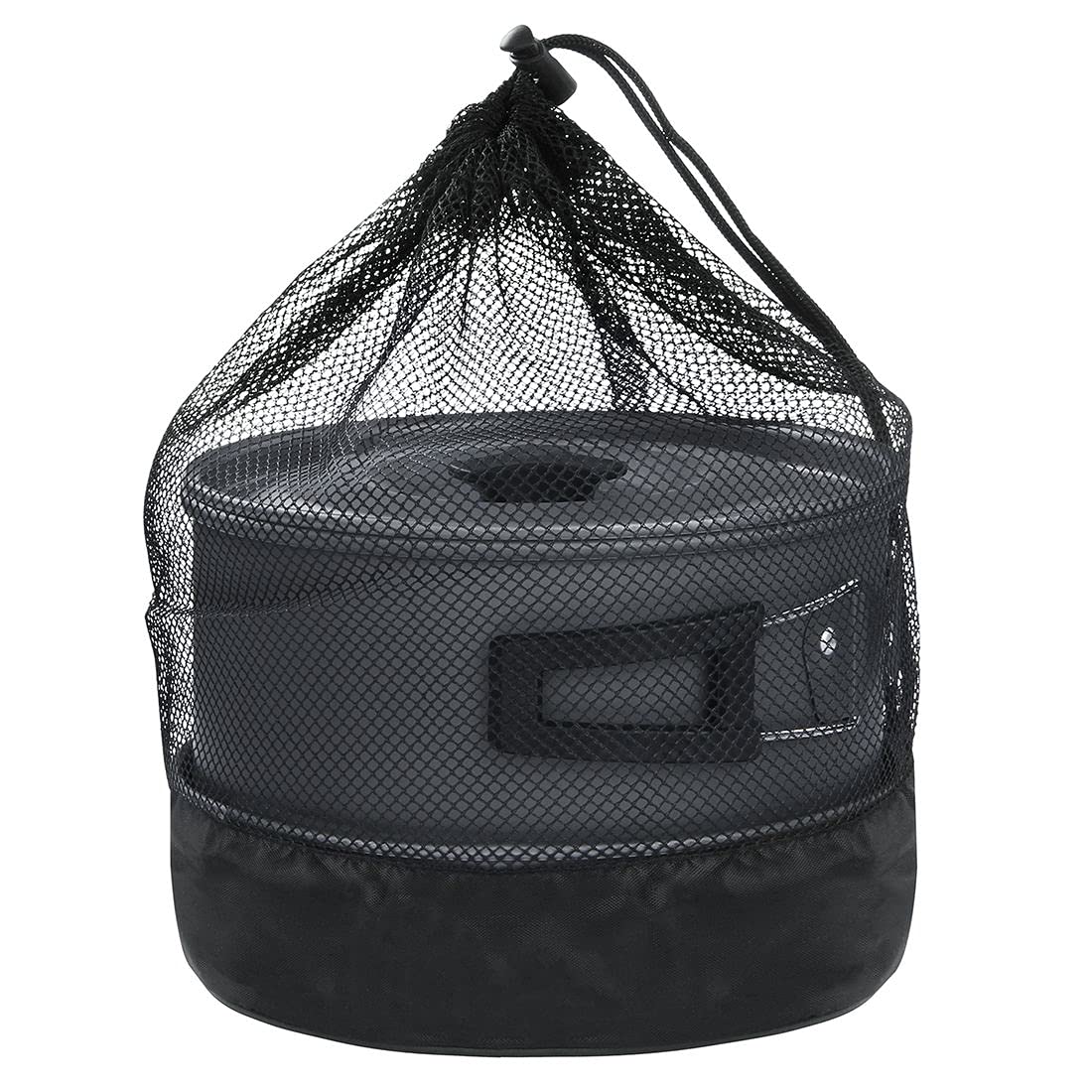 yourGEAR Ranger V - 7-piece camping cookware set for 4-5 people - Durable, non-stick aluminum - Pot and pan set in mesh bag for camping and outdoor use