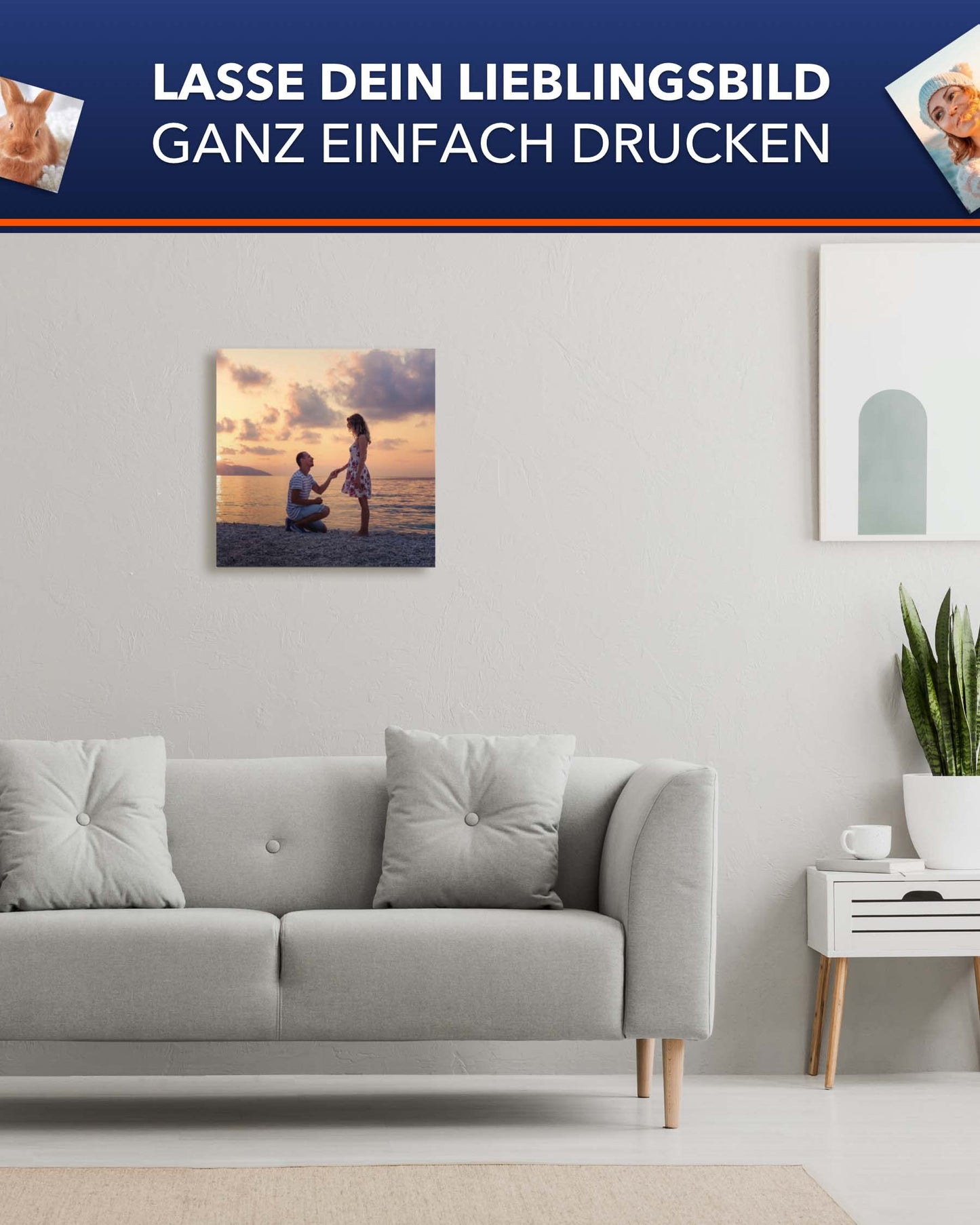 wandmotiv24 Acrylic Wall Art - Photo on Acrylic Glass with Online Preview - Personalized Glass Picture - Image with Custom Motif - Photo Gift - 30x30 cm