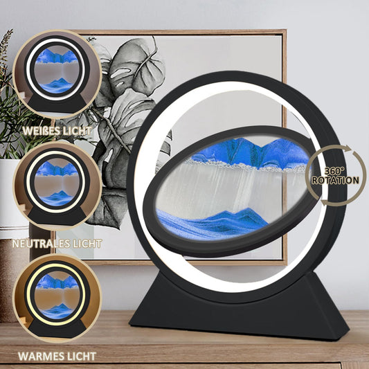You like Sand Pictures To Spin, 3D Dynamic Sand Picture with LED Light, 10 Inch Moving Sand Art, Flowing Sand Art for Adults Kids, Moving Sand Art Picture Landscape (Black and Blue)