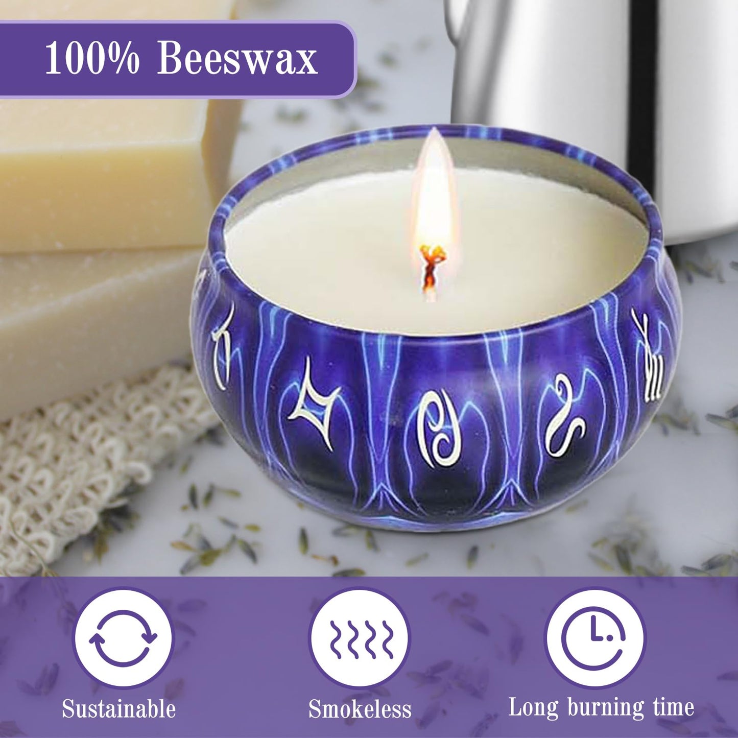 JOYBOY Candle Making Kit, DIY Scented Candle Gifts Candle Making Set, 8 Candle Tins, for Candle Making Beginners, Accessories Set