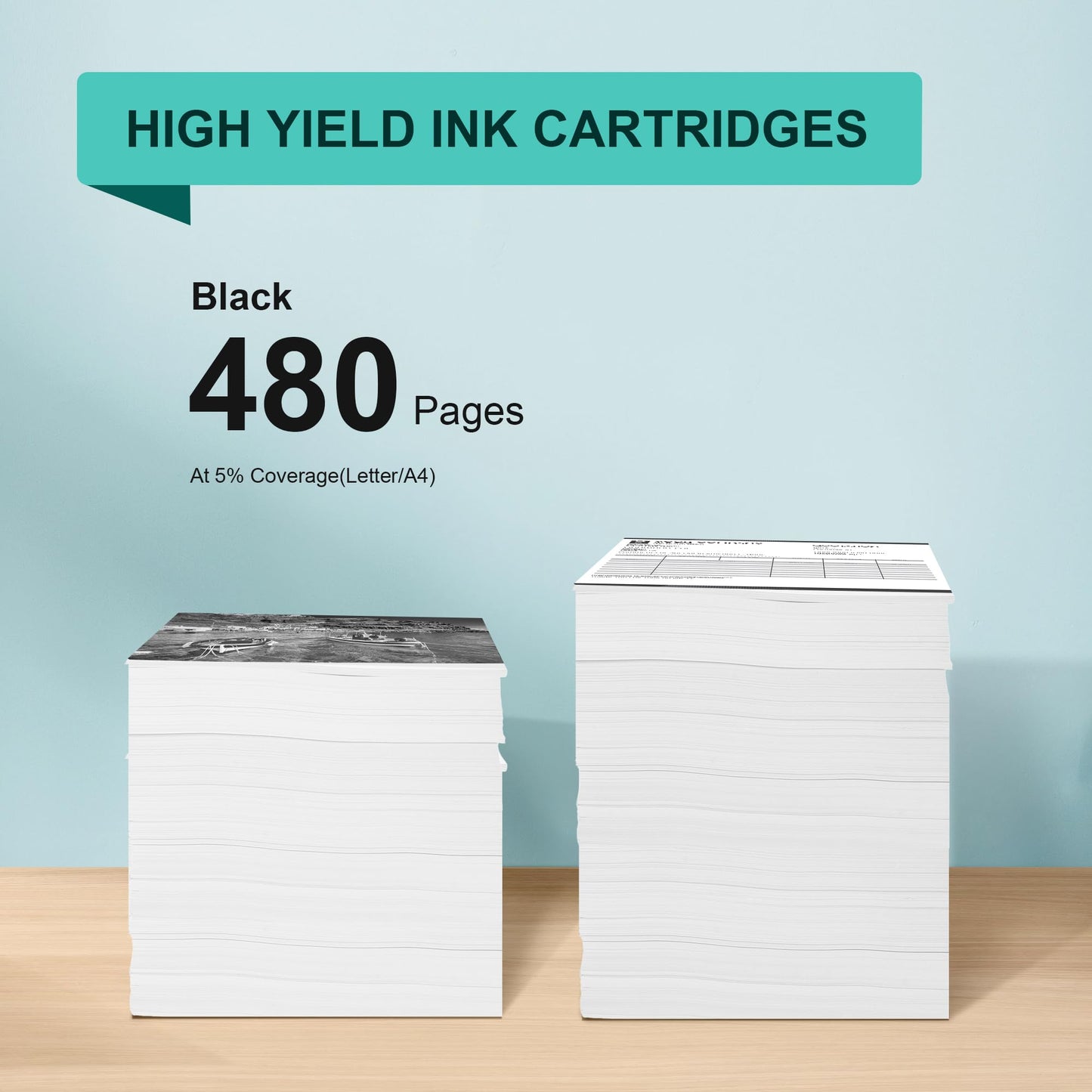LOFBLAT 302 XL Black Replacement for HP 302 Ink Cartridges for HP Envy 4525 4520 4527 4522 HP DeskJet 3630 3633 3636 3638 HP OfficeJet 3831 3830 5220 Ink Cartridges (Black, 2 Pack)