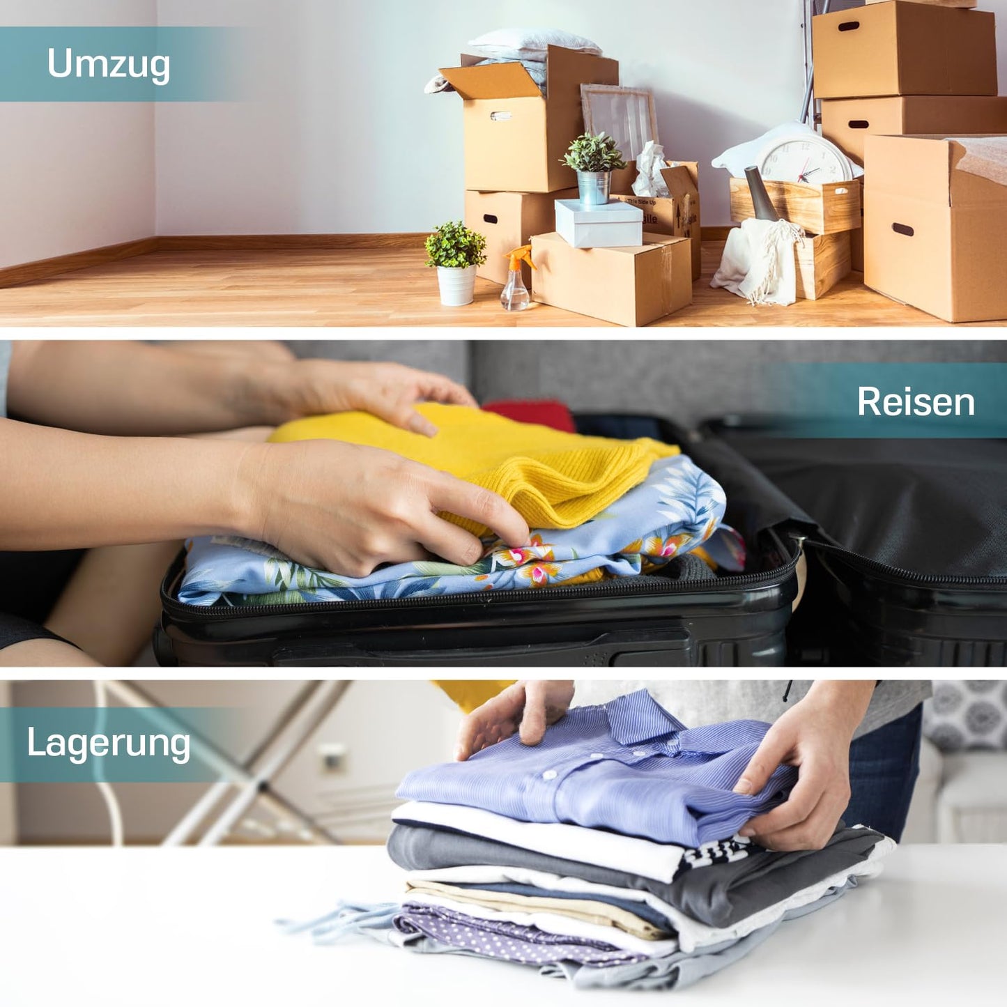 Vacuum bags for clothing comforters, 4 pieces, CaptainFive Vacuum Storage Bags 4 * JUMBO (100 x 80cm) Vacuum Clothes Bags Storage Bags Travel for bedding pillows clothing comforters