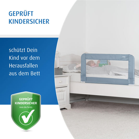 Reer Sleep'n Keep, bed guard rail for baby bed, 150 cm length for beds 180-210 cm long.