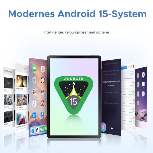 DOOGEE U11 Pro Android 15 Tablet 11-inch, 30GB+256GB (2TB TF) Gaming Tablets, 8580mAh, 90Hz Display, WiFi 5, T7200 Octa Core, 13MP+5MP, Tablet with Keyboard, Stylus, Mouse, Case, Black