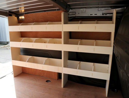 VANIFY - Compatible with Opel Combo L2 2019+ vehicle interior shelving, complete driver side shelf.