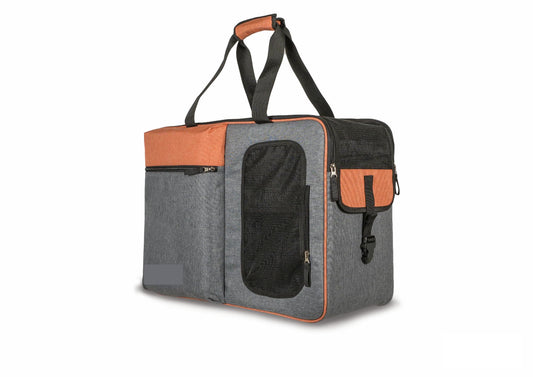 Annitaño - Premium dog carrying bag 55x40x23 cm - EUWI - Waterproof and durable up to 12 kg - Comfortable travel carrying bag for dogs